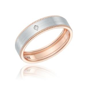 [로이드] L-DIAMOND 14K 골드 반지 무광 볼륨 여성 커플링 LRF21029D