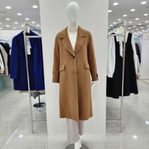[꼼빠니아]핸드메이드 캐시미어 혼방 루즈핏 롱코트CAEW0-WCH340
