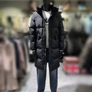 [버커루]남성 지퍼포켓 롱기장 다운점퍼(MDBKR23W030DW)_DG