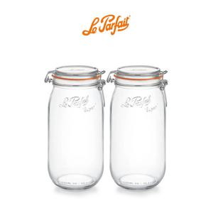 르파르페 슈퍼자 유리 밀폐용기 2L 2P