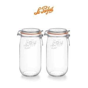 르파르페 슈퍼자 유리 밀폐용기 1.5L 2P