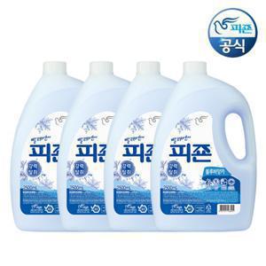 피죤 섬유유연제 블루비앙카 2.5L 용기 x 4개