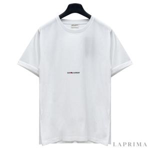 [생로랑] 여성 리브 고쉬 반소매 티셔츠 460876-YB2DQ-9000
