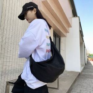 [알티피아]심플 무지 데일리 빅 크로스 호보백 USE-230321