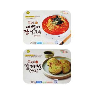 나찬푸드 새뱅이 장칼국수 4팩+감자전 2팩