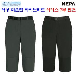 [네파][바지 반바지](7J41702)_여성 마운틴 하이브리드 아이스 7부 바지 팬츠