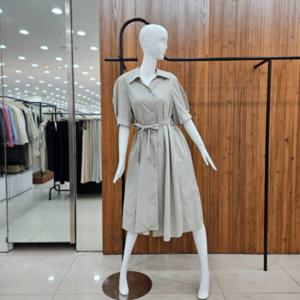 [지컷]지컷 백 플리츠 벨티드 원피스 722433770038