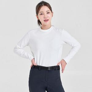 [마운틴벨리]여성용 양면 기모 라운드 절개 티셔츠 MVT4496W
