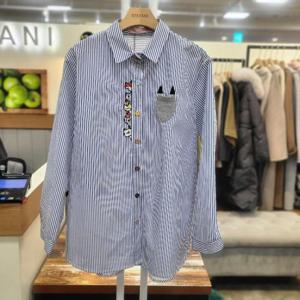 스테파니 HC03 줄 고양이 색색 단추 남방 A25SH5110