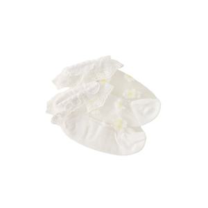 [밍크뮤HP]25년S S(CR)시스루데이지레이스발목양말 (35114-815-02)