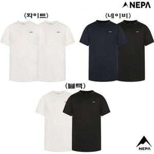 [네파][티셔츠 더블팩](7LG5360)_남여 공용 더블팩 데일리 쿨맥스 티셔츠(2pcs 한세트)
