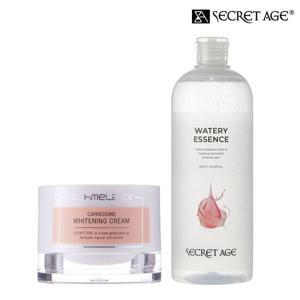 [사용기한 임박특가]시크릿에이지 카르노신 크림50ml + 콜라겐 에센스 500ml