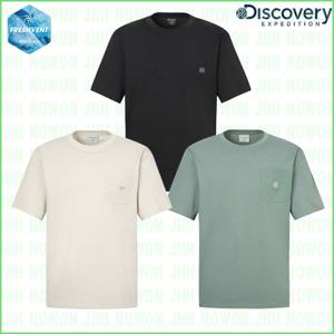디스커버리 25SS 여름 신상 남성/여성/공용 프레시벤트 세미오버 포켓반팔티셔츠 DXRS7C053-DXNW