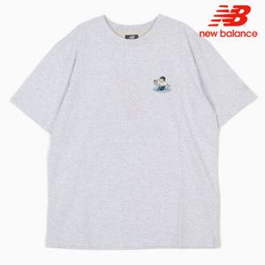 [뉴발란스]뉴발란스 UNI NB 보드샵 반팔티 세미오버핏 NBNEFCO24