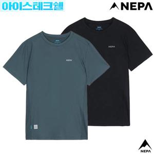[네파][아이스테크쉘)(7L35332) 남성 여름 아이스테크쉘 트리코트 반팔티셔츠