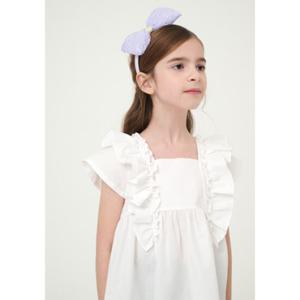 빈 BEEN 25년 SS BZ24BL02WT 화이트 프릴 블라우스PG