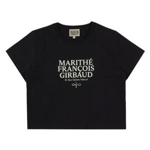 [마리떼 프랑소와 저버]마리떼 여성 무브먼트 에이로쿨 크롭 티셔츠 MFG45UTS307 BLK