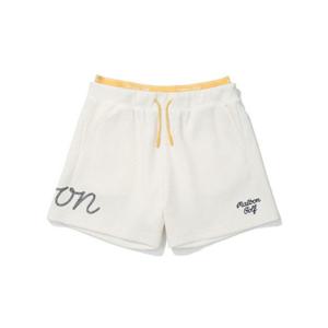말본골프반바지 KQJ M5122PHP12OWT 트레블 와플 하프 팬츠 OFF WHITE