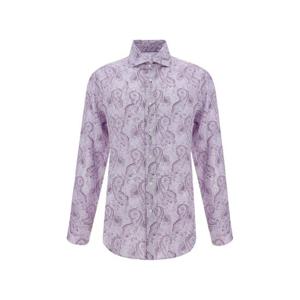 BRUNELLO CUCINELLI 페이즐리 디자인 셔츠 MM6881718C002