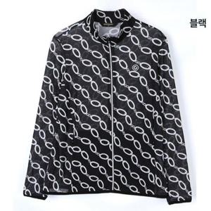그린조이 HC12 여성  체인 프린트 져지 점퍼 GP25KJ62W(블랙)