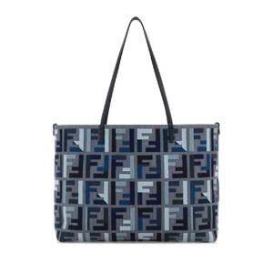 FENDI Embroidered canvas large Roll shopping bag 8BH425AV11 F1LAZ