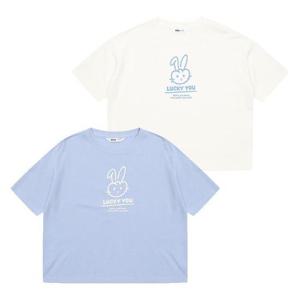 소이주니어 세이브존03 5부 바니 크롭티셔츠 25M0481-BL/IV