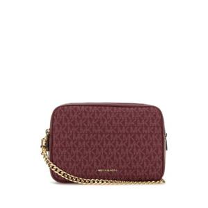 MICHAEL BY MICHAEL KORS Tyrian purple canvas medium Bryant shoulder bag 32S5GYTC5V MULBERRY
