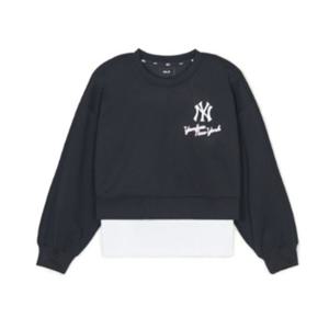 M MLB키즈긴팔티 NQK 7FMTA0141-50BKS ATHLEISURE 여아 맨투맨