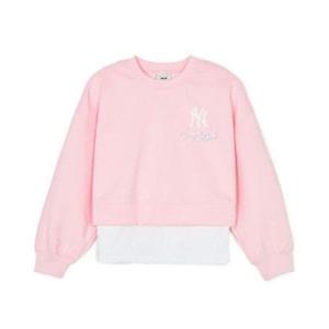 M MLB키즈긴팔티 NQK 7FMTA0141-50PKL ATHLEISURE 여아 맨투맨