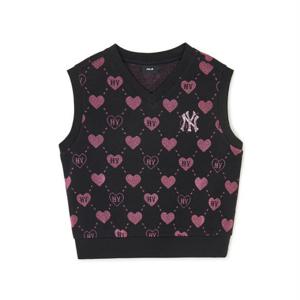 M MLB키즈조끼 NQK 7FMTH0241-50BKS HEART 전판 베스트
