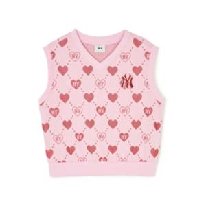 M MLB키즈조끼 NQK 7FMTH0241-50PKP HEART 전판 베스트