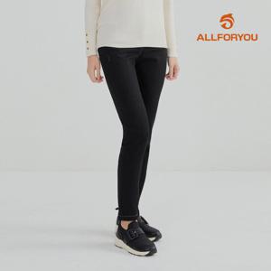 [올포유] [모델착장] 여성 기모 데님 자수 포인트 세미스키니 팬츠 ALPJL8131-199_G