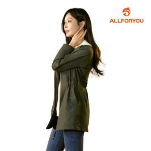 [올포유] [모델착장] 여성 후드 탈부착 레터링 자수 사파리 점퍼 ALFRL8211-816_G