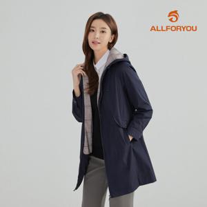 [올포유] [모델착장] 여성 체크 포인트 투인원 후드 사파리 점퍼 ALFRL8411-915_G