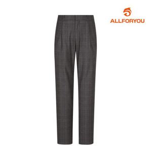 [올포유][올포유] 남성 원턱 체크 본딩 팬츠 AGPTL9311-190_G