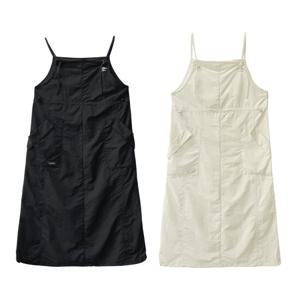 엄브로 썬샤워 슬리브리스 우븐 원피스 UQ322COP71