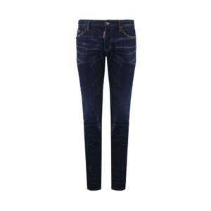 Dsquared2 로고 패치 슬림 컷 디스트레스드 진 S74LB1229S30342 470 TP946476741