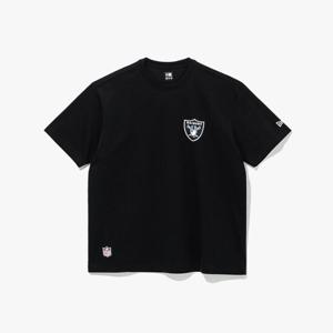 뉴에라반팔티 GQC 14179069 NFL 라스베이거스 레이더스 베이직 로고 티셔츠