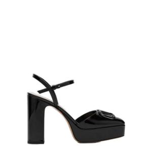 Valentino VLogo 시그니처 스퀘어 토 펌프스 6W2S0LF8TMK 0NO TP946589106