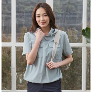 [웨스트우드]여성 여름 릴렉스 셋업 후드 냉감티셔츠WP2WCST736