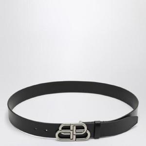 BALENCIAGA Black leather BB belt 5703701CH0BRBALEN-1000
