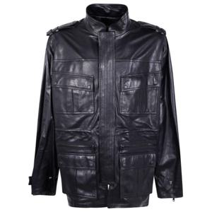 발망 가죽 자켓 FH1TJ211LD63 0PA BLACK