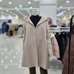 [꼼빠니아]모100%핸드메이드 후드 하프코트 CAEW0-WCH310_CJ