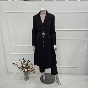 [미니멈]MXAAWL1061BK 메탈릭 미디 롱 코트_JK