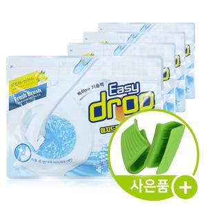 이지드롭 변기크리너 리필4팩 (레몬향)