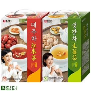 담터 대추차 플러스 50T+생강차 플러스 50T