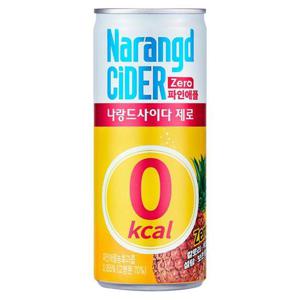 [동아오츠카] 나랑드 사이다 제로 파인애플 245ml 30캔