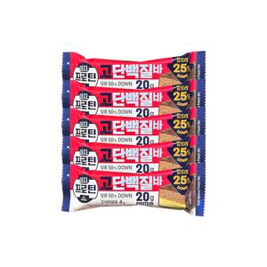 롯데웰푸드 이지프로틴 고단백질바 60g x 5개 / 프로틴바