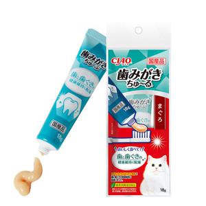 이나바 챠오 덴탈케어 츄르치약 18g 참치맛 고양이간식