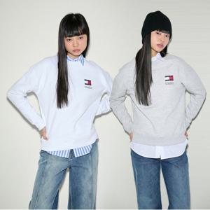 [공식][타미진스]박시 플래그 크루넥 스웻셔츠 2종 택1(T32E0TTO